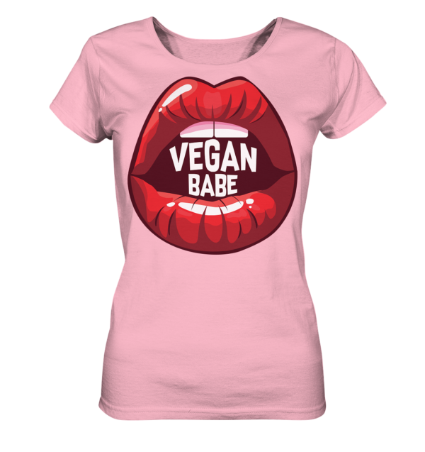 Vegan Babe - Ladies Organic Shirt – Bild 6