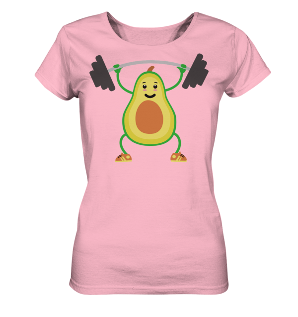 Power Avocado - Ladies Organic Shirt – Bild 2