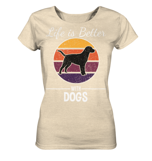 Life is better - Ladies Organic Shirt – Bild 9