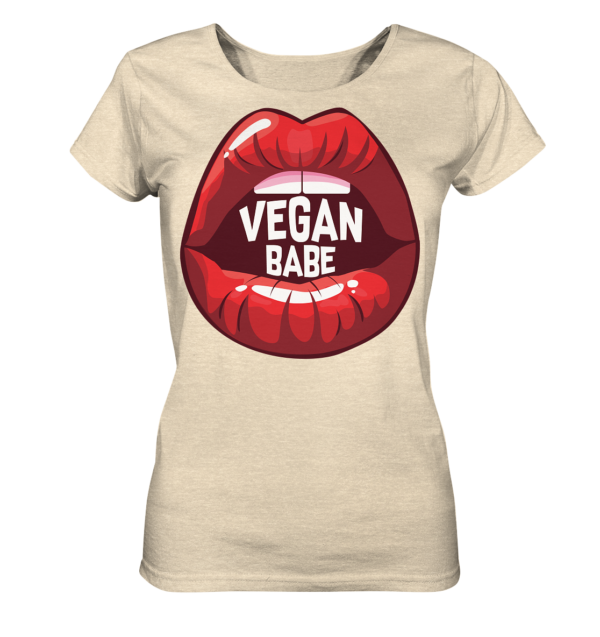 Vegan Babe - Ladies Organic Shirt – Bild 9