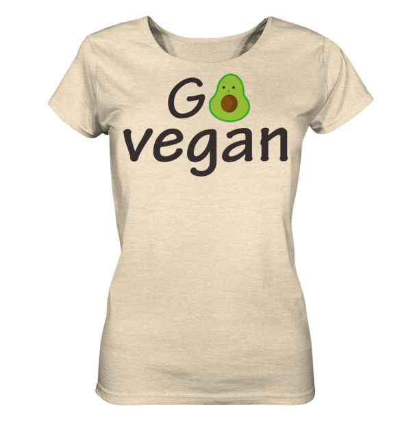 GO VEGAN - Ladies Organic Shirt – Bild 5