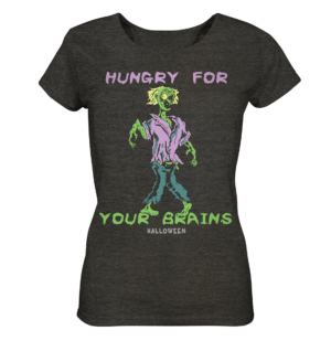 HUNGRY FOR - Ladies Organic Shirt (meliert)
