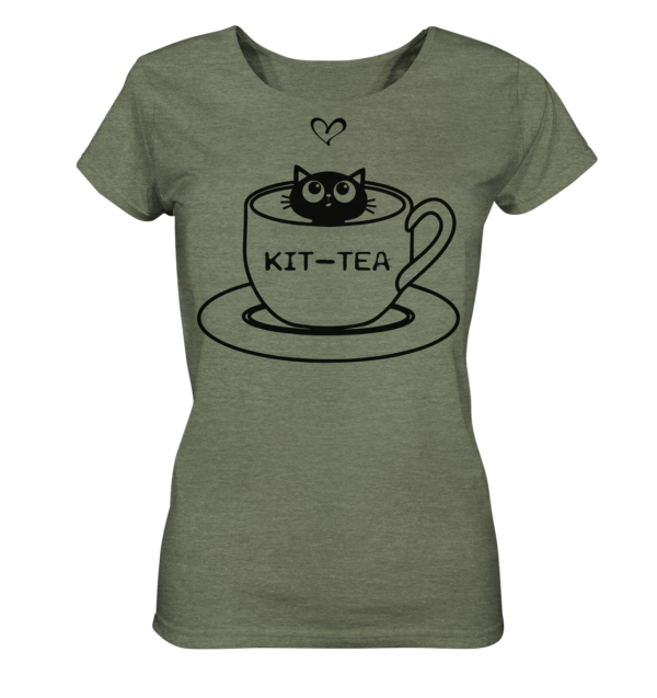 KIT-TEA - Ladies Organic Shirt (meliert) – Bild 7