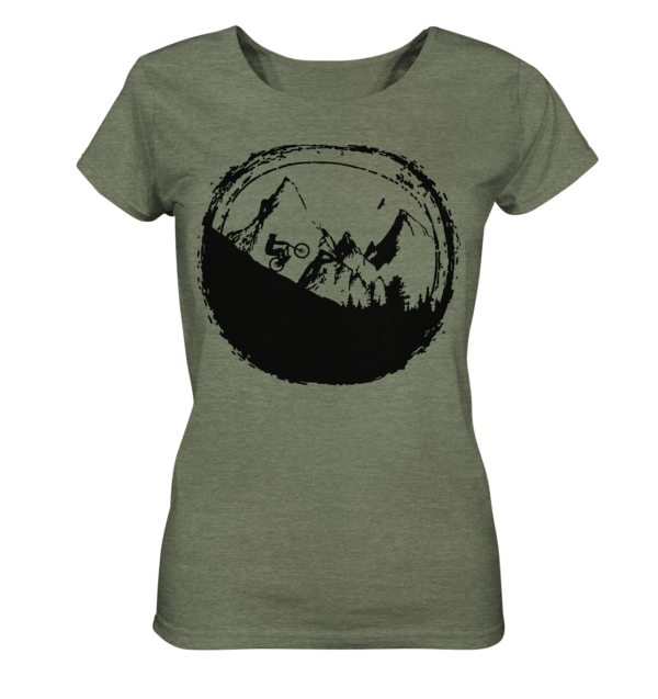 DOWNHILL - Ladies Organic Shirt (meliert) – Bild 7