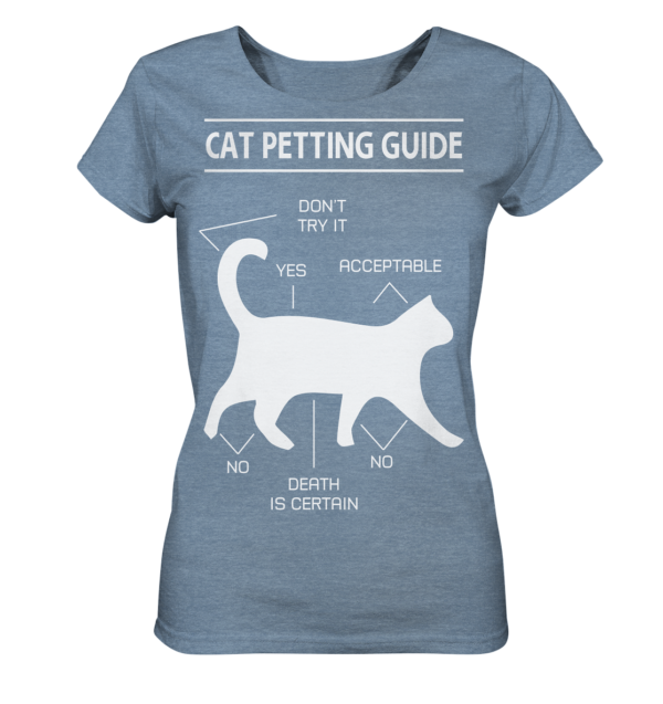 Petting Guide - Ladies Organic Shirt (meliert) – Bild 4