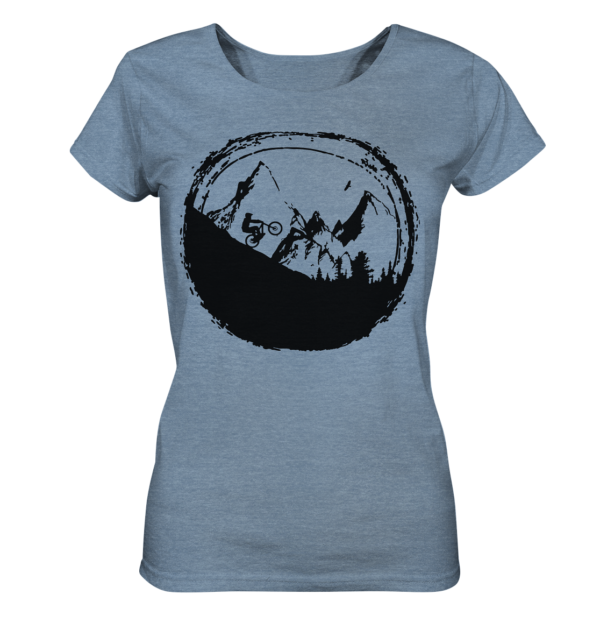 DOWNHILL - Ladies Organic Shirt (meliert) – Bild 4