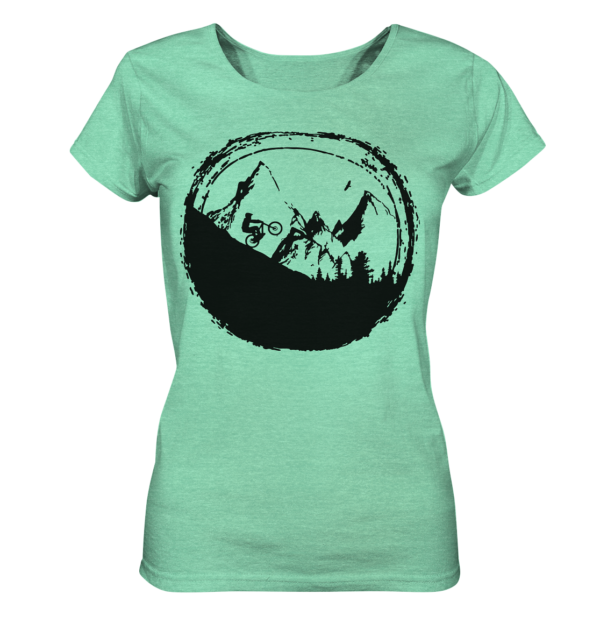 DOWNHILL - Ladies Organic Shirt (meliert) – Bild 5