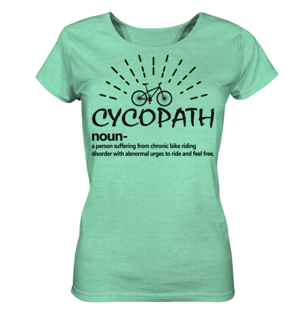 CYCOPATH - Ladies Organic Shirt (meliert) – Bild 5