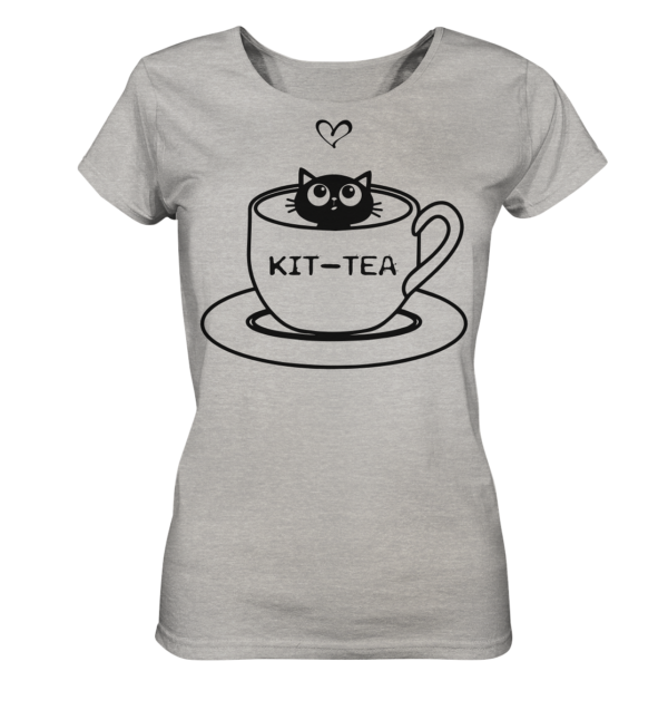 KIT-TEA - Ladies Organic Shirt (meliert) – Bild 3