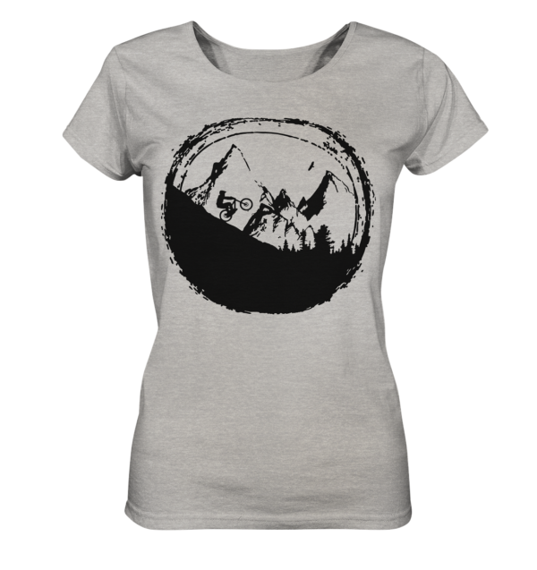 DOWNHILL - Ladies Organic Shirt (meliert) – Bild 3