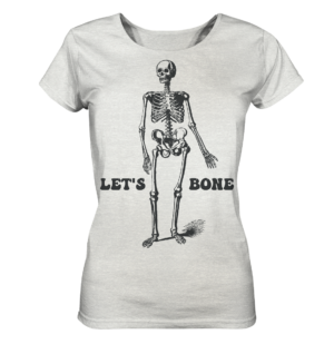 LET`S BONE - Ladies Organic Shirt (meliert)