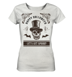 LETS GET SPOOKY - Ladies Organic Shirt (meliert)
