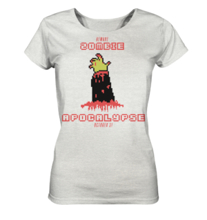 ZOMBIE APOCALYPSE - Ladies Organic Shirt (meliert)