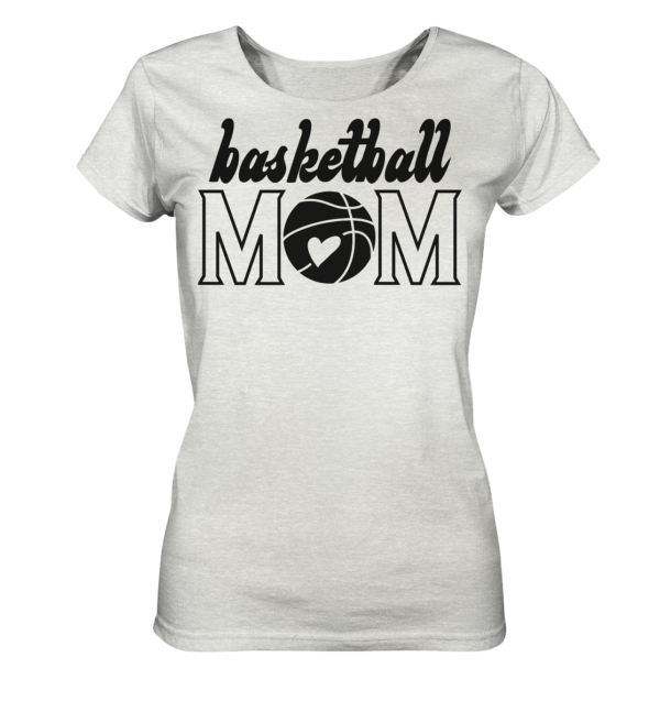 Basketball Mom - Ladies Organic Shirt (meliert)