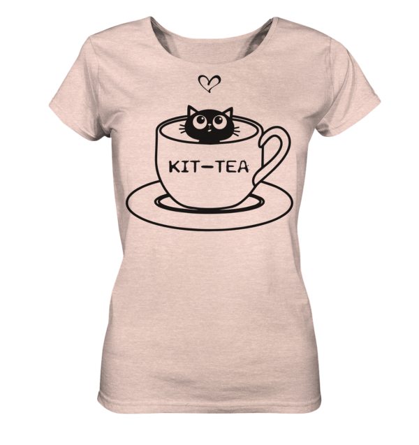 KIT-TEA - Ladies Organic Shirt (meliert) – Bild 2