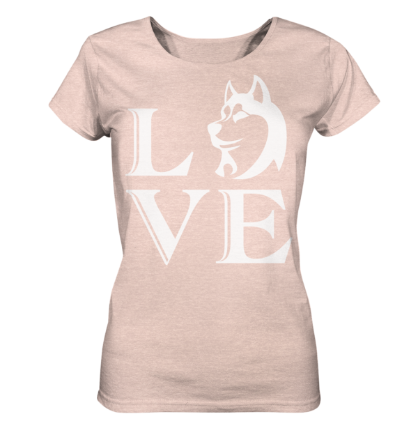 LOVE - Ladies Organic Shirt (meliert)