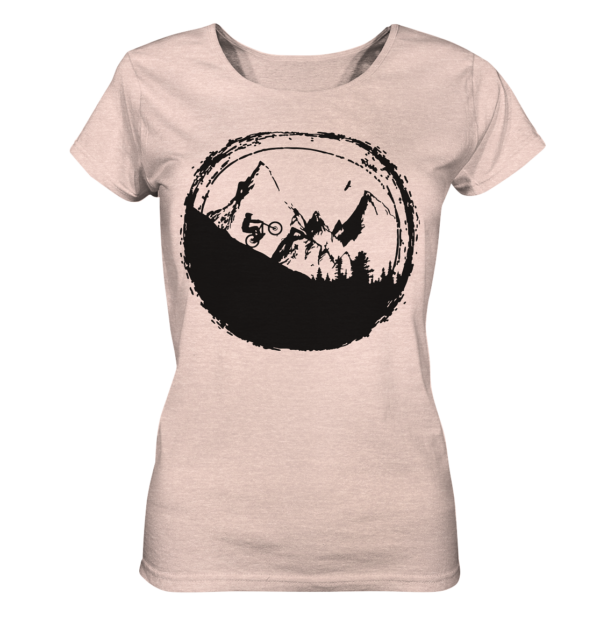 DOWNHILL - Ladies Organic Shirt (meliert) – Bild 2