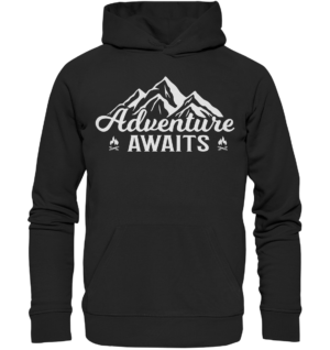 Adventure Awaits - Organic Hoodie