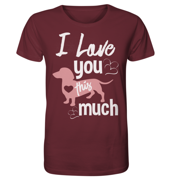 I LOVE - Organic Shirt – Bild 4