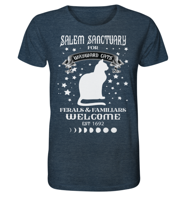 Salem Sanctuary - Organic Shirt (meliert) – Bild 3