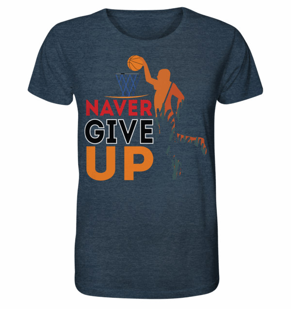 naver give up - Organic Shirt (meliert)