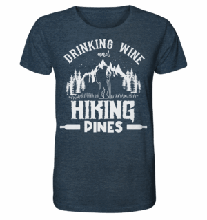 Dinking Wine - Organic Shirt (meliert)
