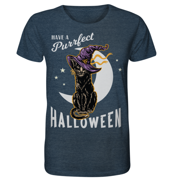 PERFECT HALLOWEEN - Organic Shirt (meliert)