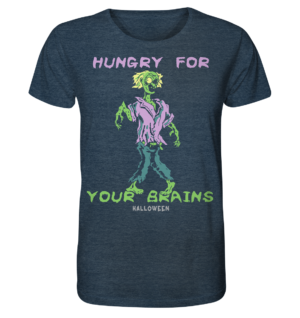 HUNGRY FOR - Organic Shirt (meliert)