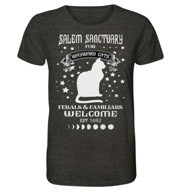 Salem Sanctuary - Organic Shirt (meliert) – Bild 4