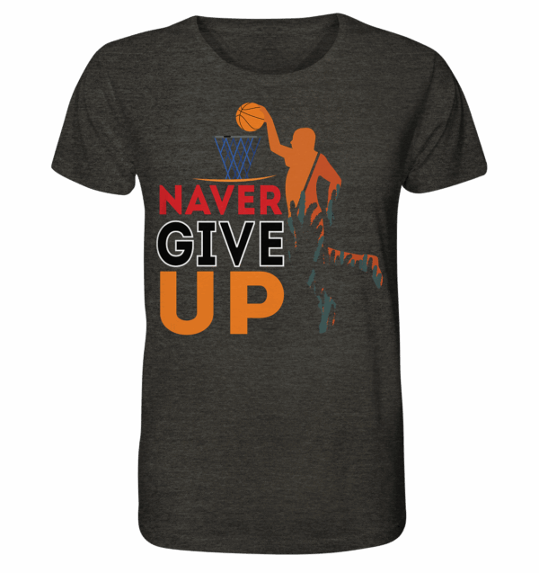 naver give up - Organic Shirt (meliert) – Bild 2