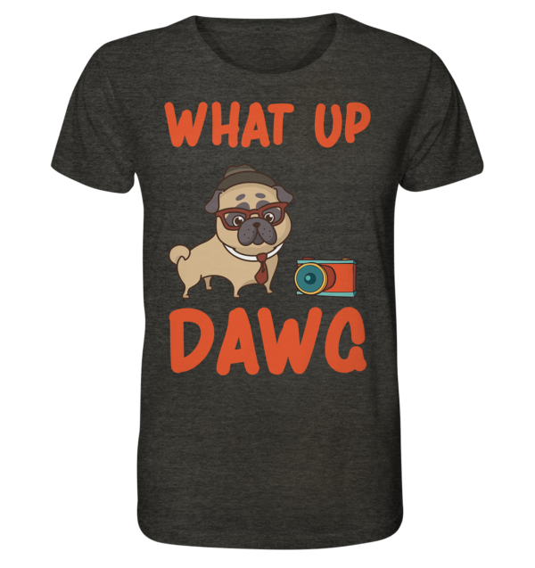 What up - Organic Shirt (meliert) – Bild 4