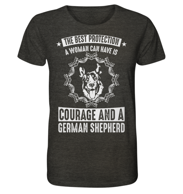 The Best Protection - Organic Shirt (meliert) – Bild 2