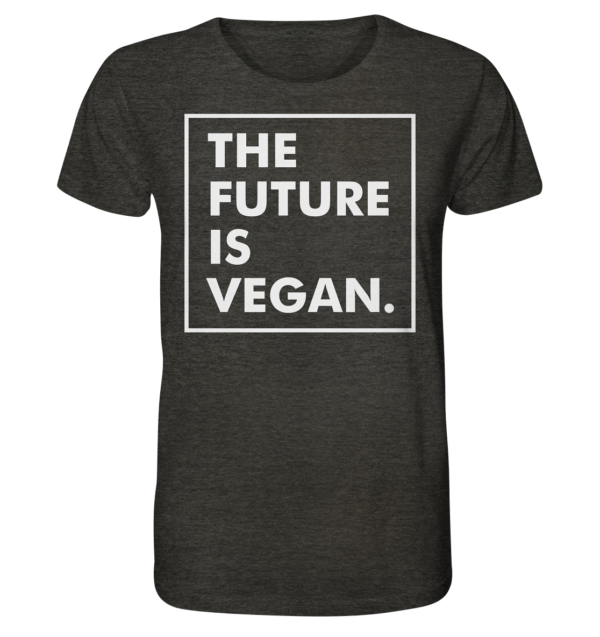 the future - Organic Shirt (meliert) – Bild 3