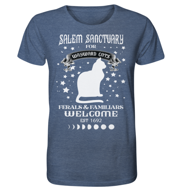 Salem Sanctuary - Organic Shirt (meliert) – Bild 5