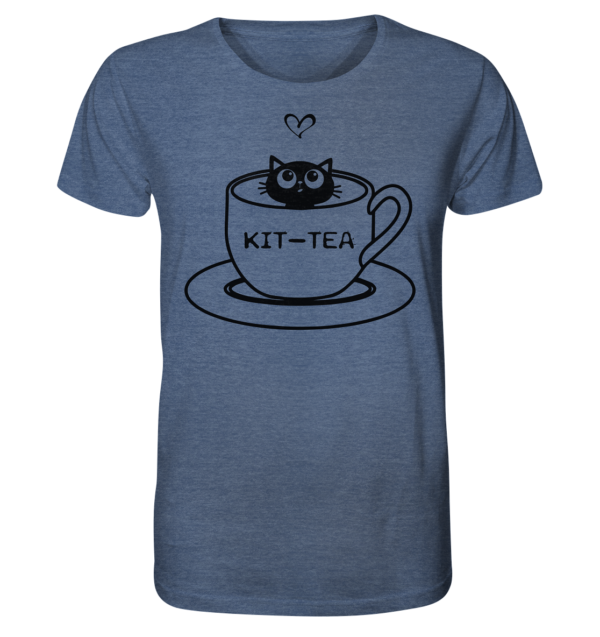 KIT-TEA - Organic Shirt (meliert) – Bild 3