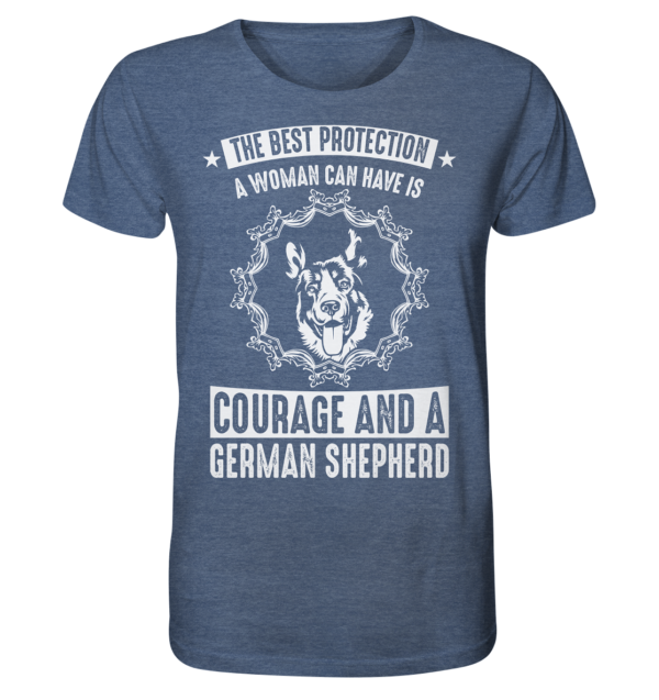 The Best Protection - Organic Shirt (meliert) – Bild 3