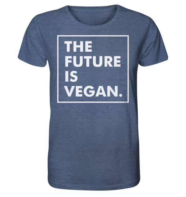 the future - Organic Shirt (meliert) – Bild 4