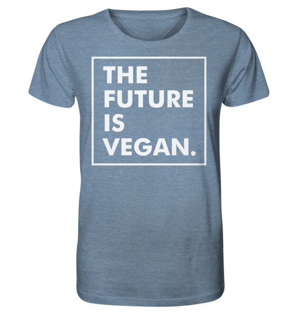 the future - Organic Shirt (meliert) – Bild 6