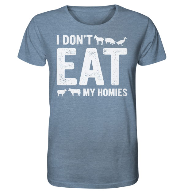 I din`t eat - Organic Shirt (meliert) – Bild 6