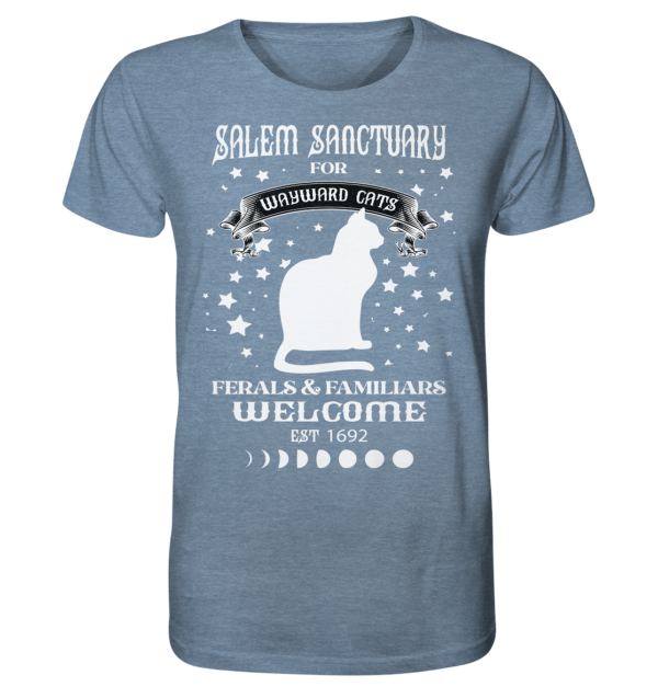 Salem Sanctuary - Organic Shirt (meliert) – Bild 7