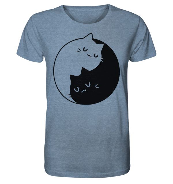 YingYang - Organic Shirt (meliert) – Bild 5