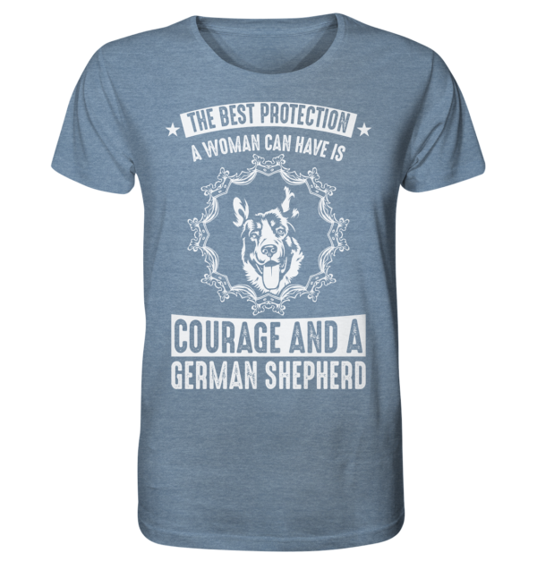The Best Protection - Organic Shirt (meliert) – Bild 4