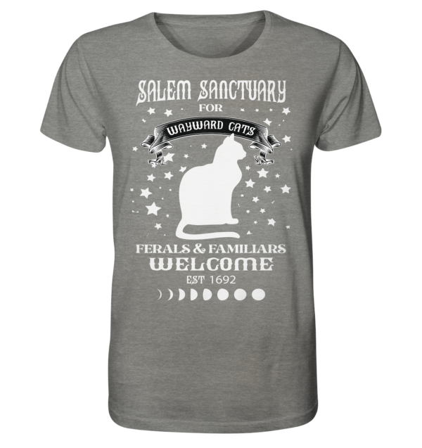 Salem Sanctuary - Organic Shirt (meliert) – Bild 8