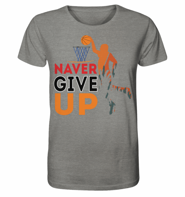 naver give up - Organic Shirt (meliert) – Bild 4