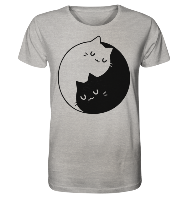 YingYang - Organic Shirt (meliert) – Bild 4