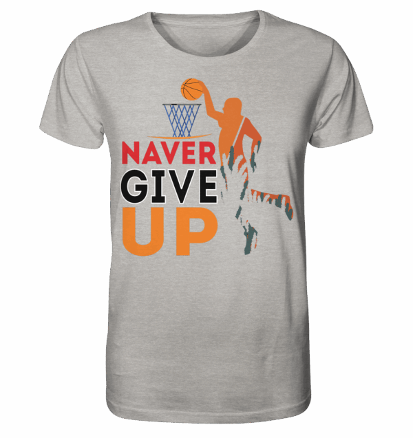 naver give up - Organic Shirt (meliert) – Bild 3