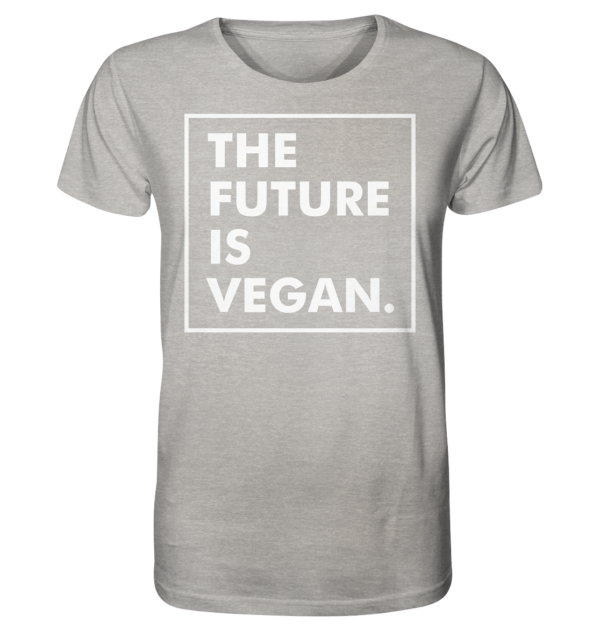 the future - Organic Shirt (meliert) – Bild 5