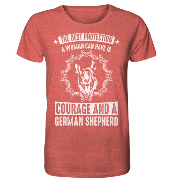 The Best Protection - Organic Shirt (meliert) – Bild 6