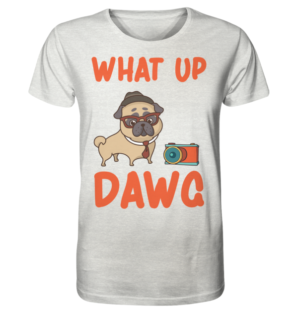 What up - Organic Shirt (meliert)