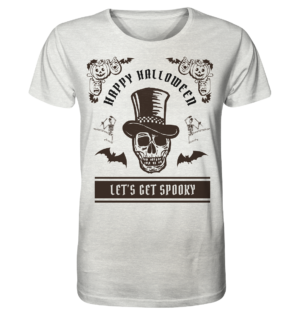 LETS GET SPOOKY - Organic Shirt (meliert)